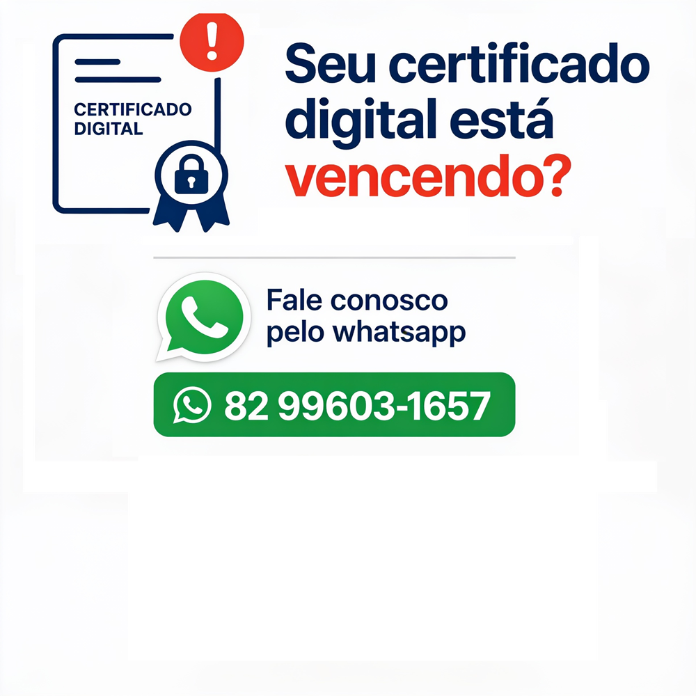 Emitimos seu certificado.